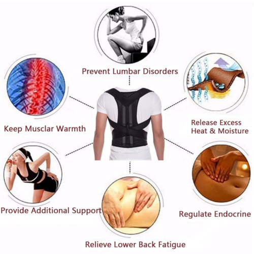 Adjustable Posture Corrector Low Back Support healing brace